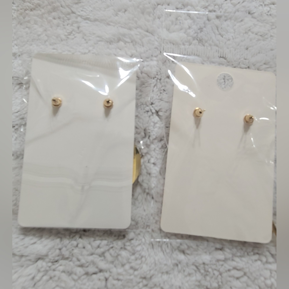 Gold earrings - Picture 5 of 5